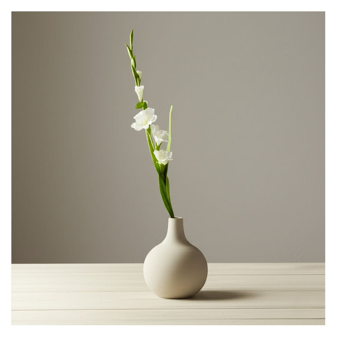 RAMA DE GLADIOLO BLANCO