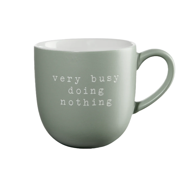 MUG VERY BUSY DOING NOTHING - ASA SELECTION - Compralo en CorinneRegalos.com