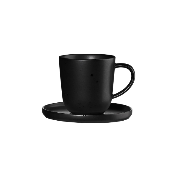 ESPRESSO CUP WITH SAUCER, KURO - ASA SELECTION - Compralo en CorinneRegalos.com