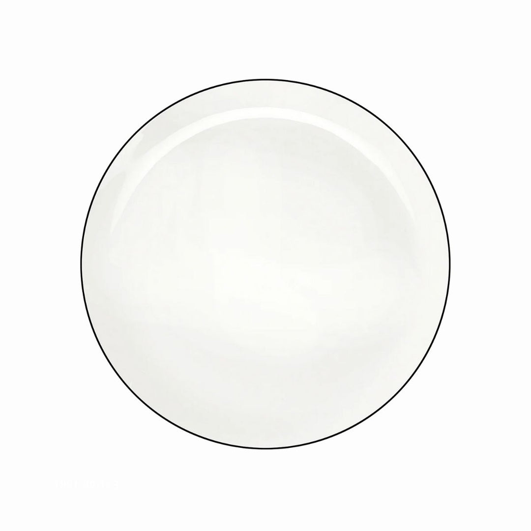 PLATO DE POSTRE LINEA NEGRA