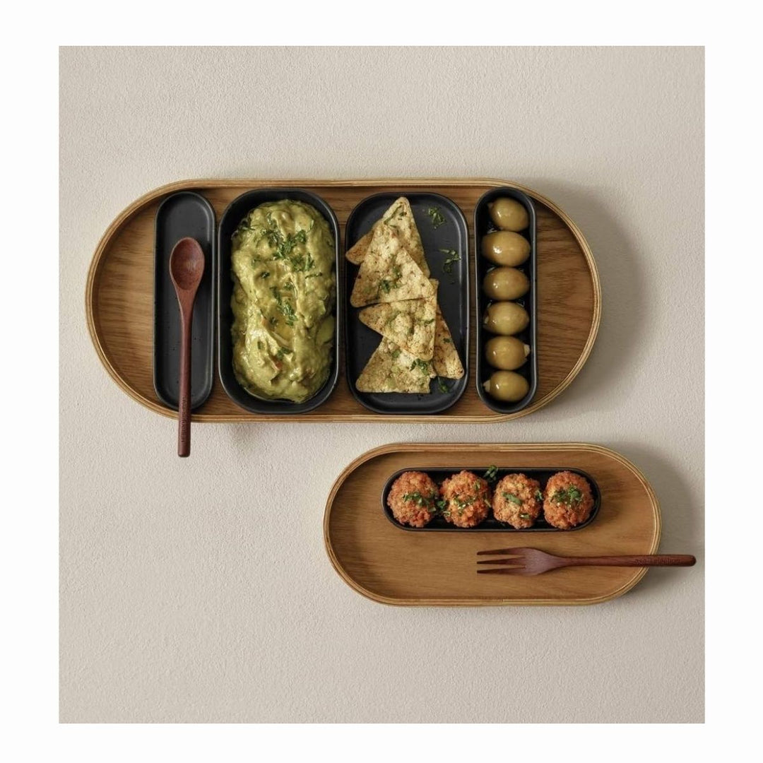 SNACK PLATE, KURO
