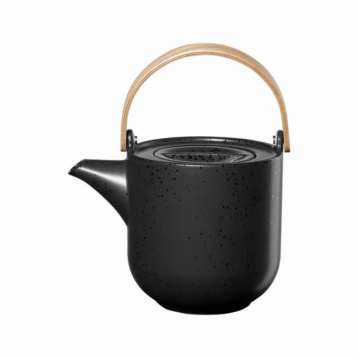 TEAPOT WITH WOODEN HANDLE. KURO 17.5 X 12.6 CM