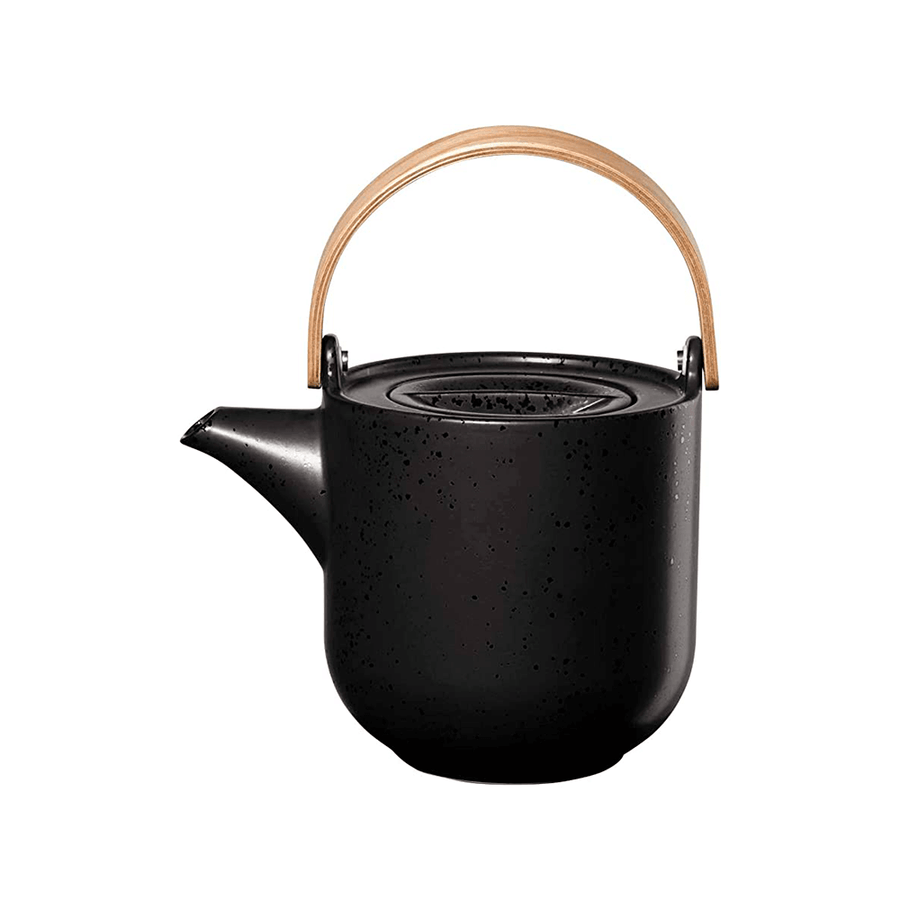 TEA POT WITH WOODEN HANDLE PEQUEÑO COPPA KURO 0,61 L - ASA SELECTION - Compralo en CorinneRegalos.com