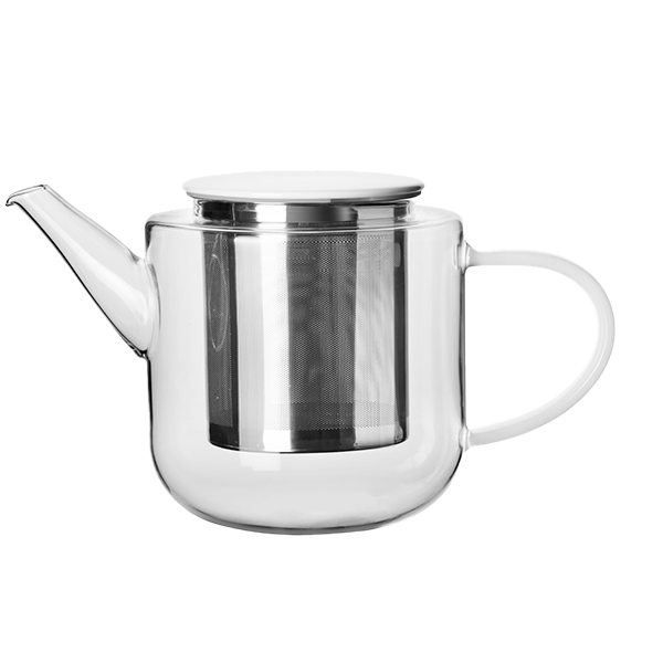 TEAPOT WITH WHITE HANDLE LID - ASA SELECTION - Compralo en CorinneRegalos.com