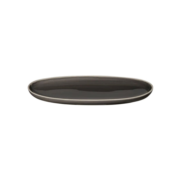 aperitif plate, oval, caviar