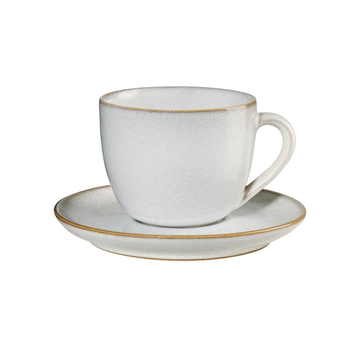 CAPPUCCINO CUP WITH SAUCER SAISON SAND