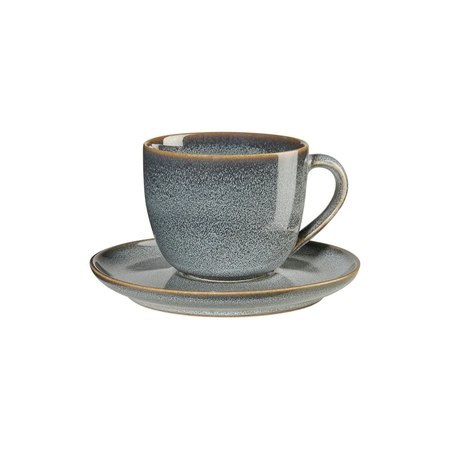 CAPPUCCINO CUP WITH SAUCER SAISON DENIM - ASA SELECTION - Compralo en CorinneRegalos.com