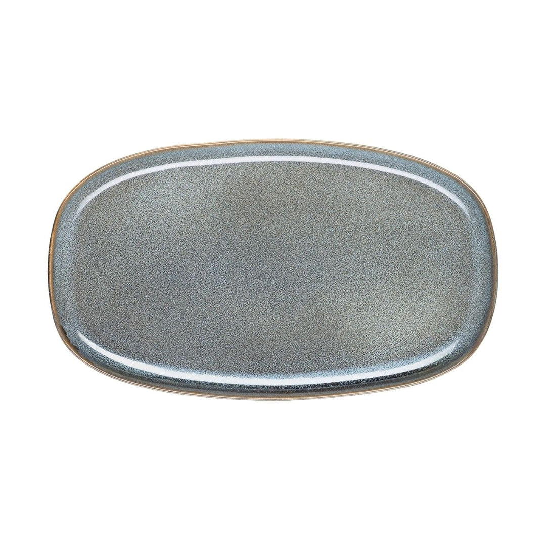PLATE OVAL DENIM