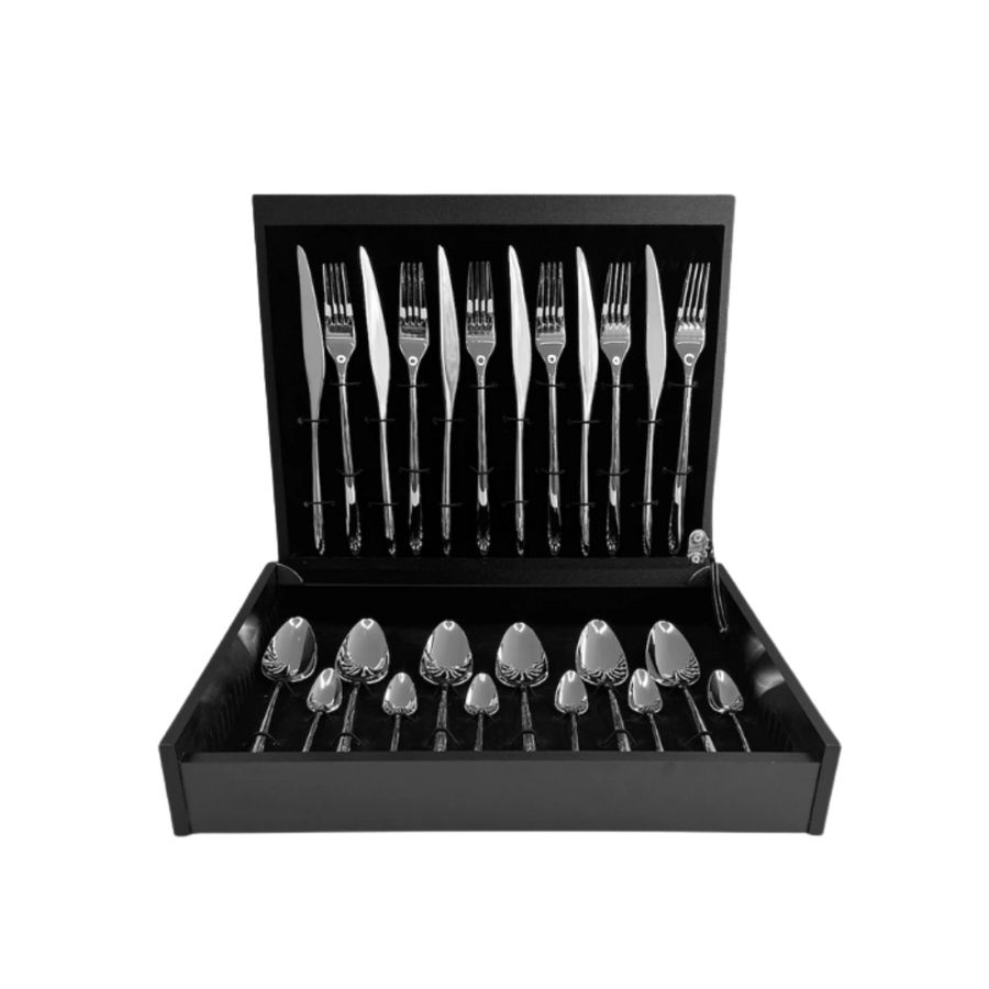 CUTLERY SET WITH 24 PCS. AIRES MATEUS, S IN A GIFT BOX, STAINLESS STEEL - ASA SELECTION - Compralo en CorinneRegalos.com