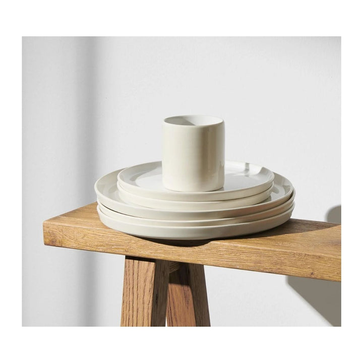 PLATE, SPARKLING WHITE