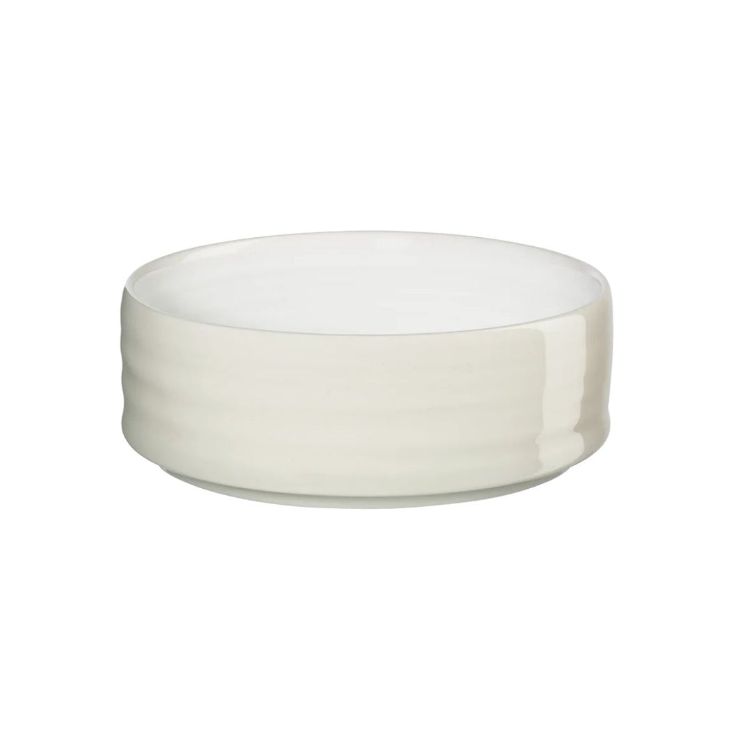 BOWL, SPARKLING WHITE