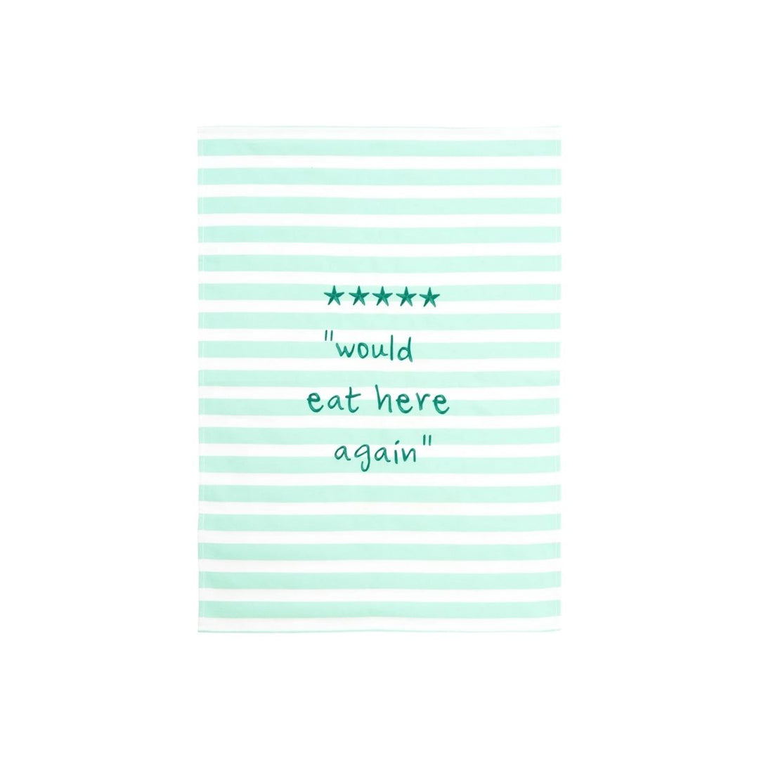 kitchen towel, would eat here again - ASA SELECTION - Compralo en CorinneRegalos.com