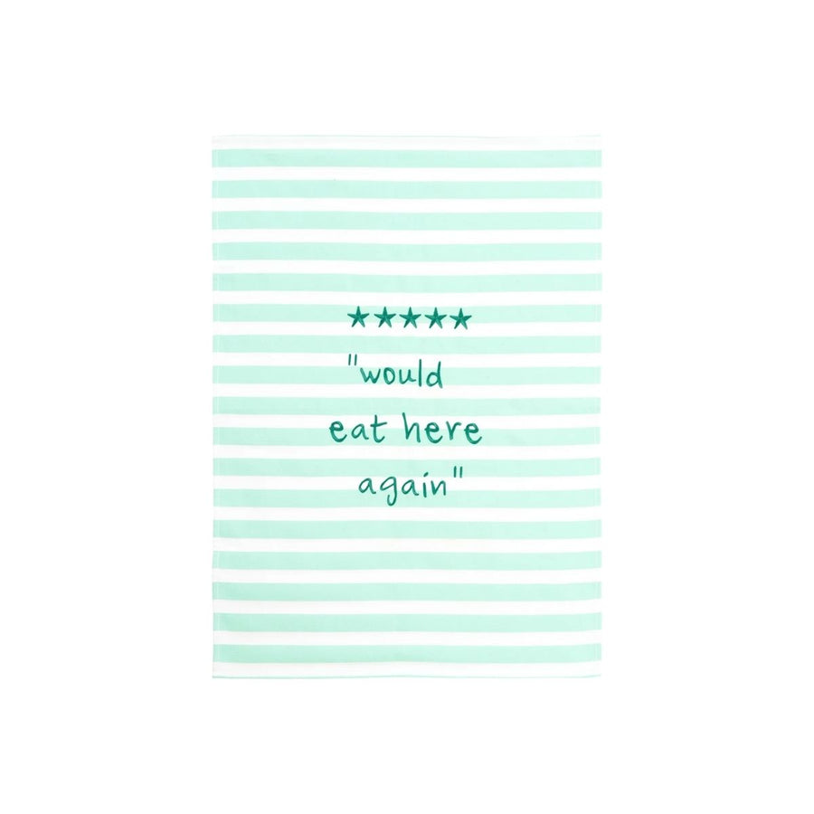 kitchen towel, would eat here again - ASA SELECTION - Compralo en CorinneRegalos.com