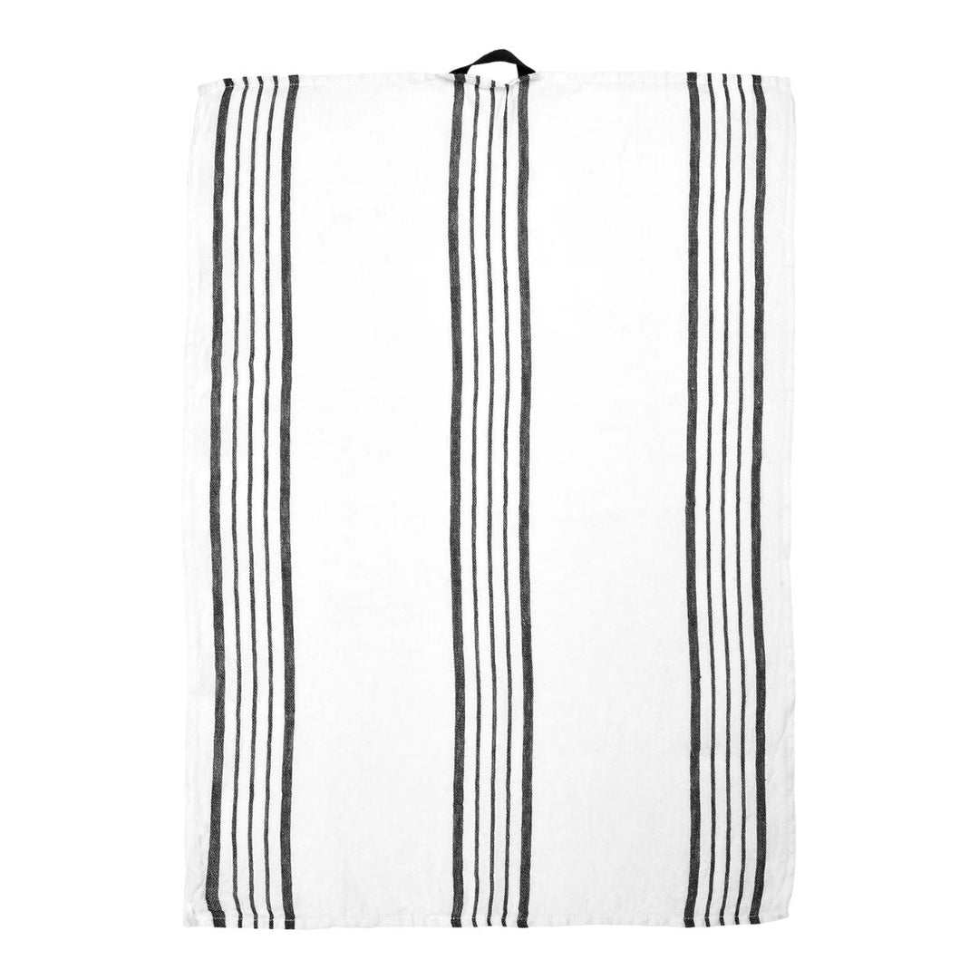 kitchen towel, white columns - ASA SELECTION - Compralo en CorinneRegalos.com