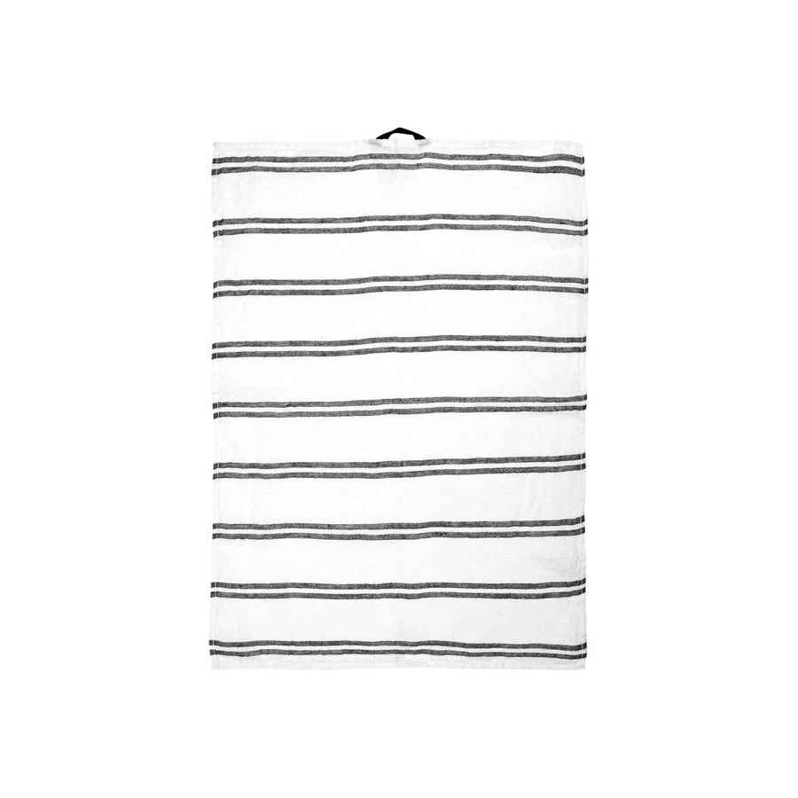kitchen towel, white rows - ASA SELECTION - Compralo en CorinneRegalos.com