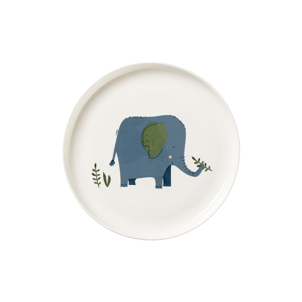 PLATE EMMA ELEPHANT - ASA SELECTION - Compralo en CorinneRegalos.com