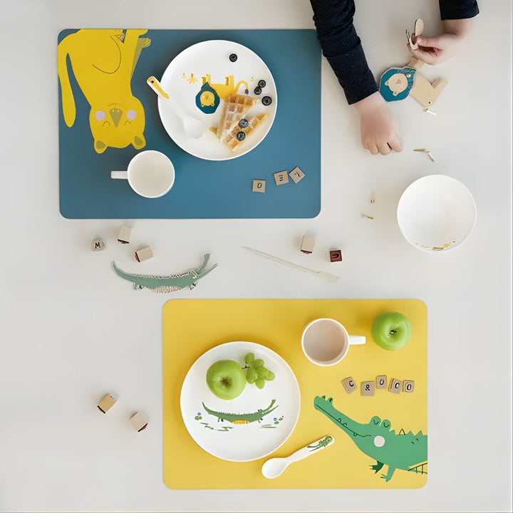 SET OF 5 PCS KIDS TABLEWARE CROCO CROCO