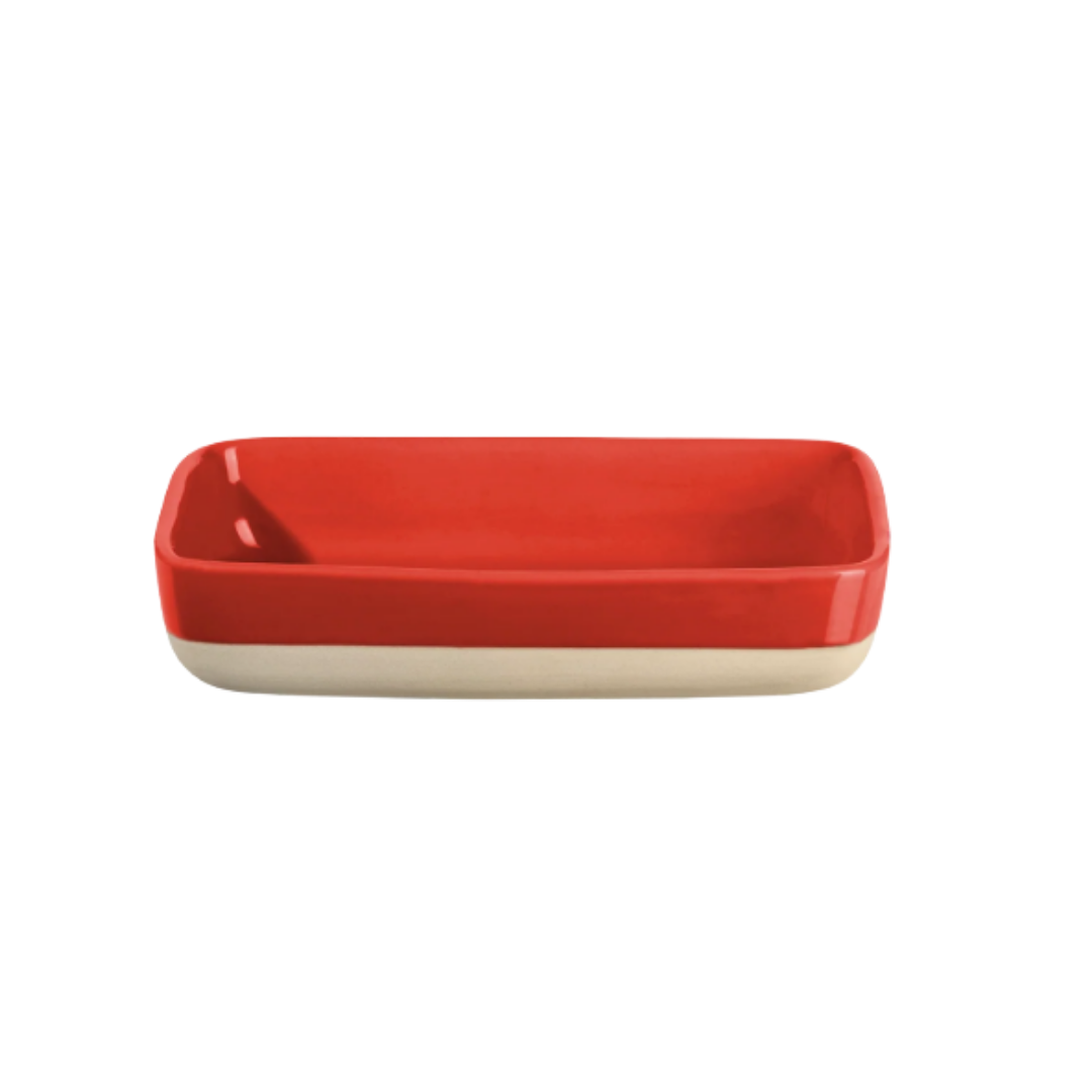 OVENPROOF DISH RECTANGULAR, RED 21 X 14 CM, H. 4,3 CM - ASA SELECTION - Compralo en CorinneRegalos.com