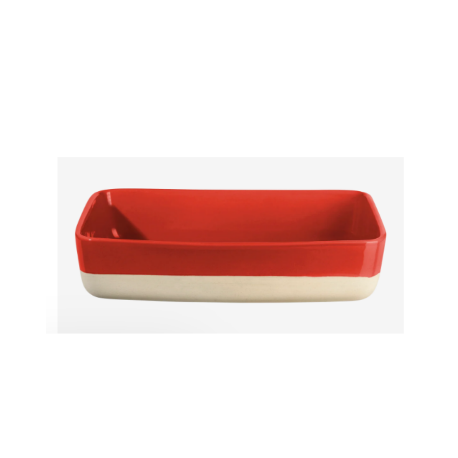 OVENPROOF DISH RECTANGULAR, RED 28,5 X 20 CM, H. 6 CM - ASA SELECTION - Compralo en CorinneRegalos.com