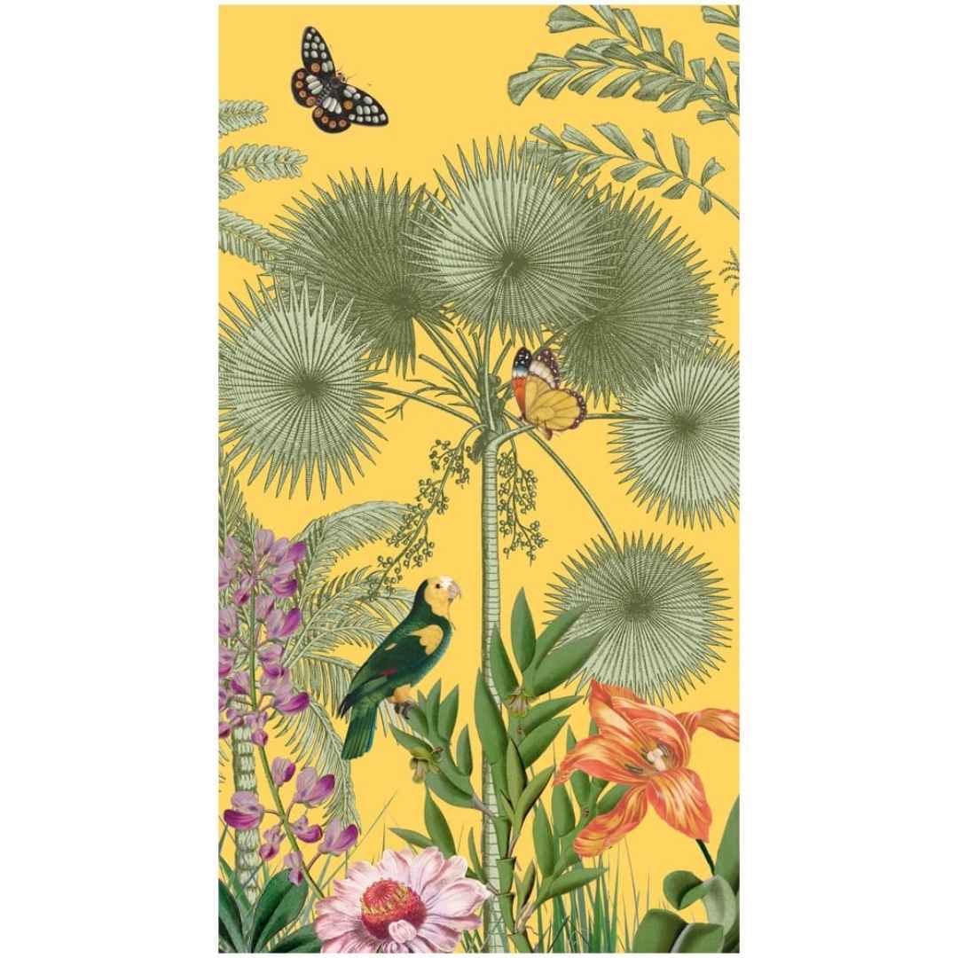 PARADISE GARDEN CANARY GUEST TOWEL - CASPARI - Compralo en CorinneRegalos.com