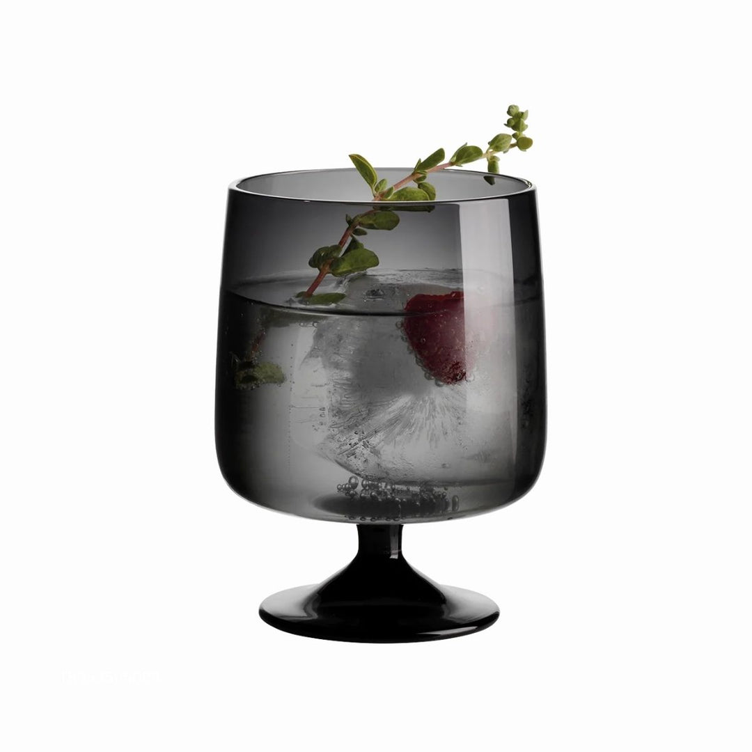 SMALL STEM GLASS GREY SARABI 0,2 L