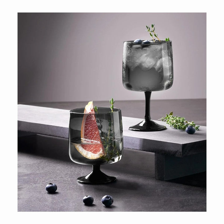 SMALL STEM GLASS GREY SARABI 0,2 L