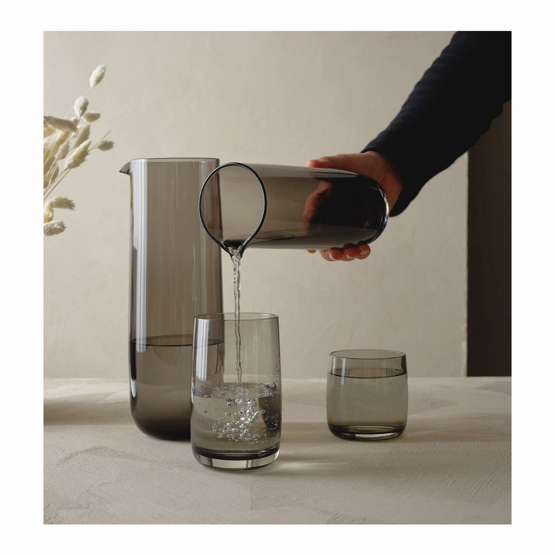 CARAFE, GREY D. 8,5 CM H. 22 CM, 0,7 L.