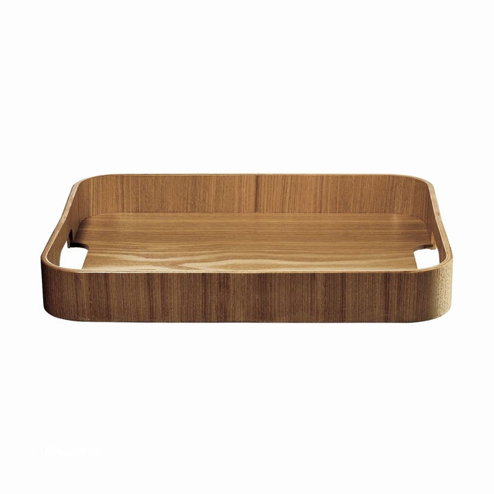 WOODEN TRAY, RECTANGULAR 35 X 27 CM, H. 4,5 CM, WILLOW
