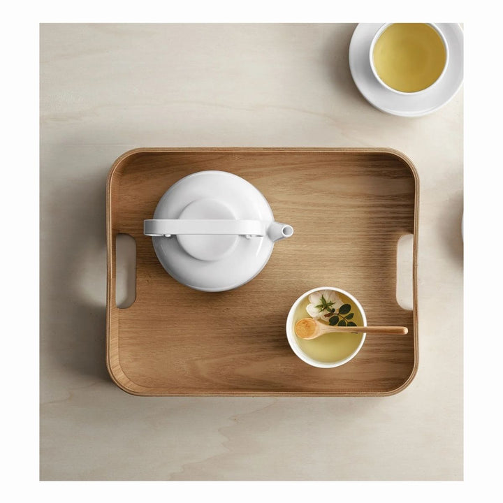 WOODEN TRAY, RECTANGULAR 35 X 27 CM, H. 4,5 CM, WILLOW