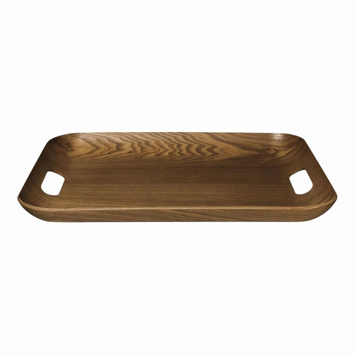WOODEN TRAY, RECTANGULAR 45 X 36 CM, H. 4,5 CM, WILLOW