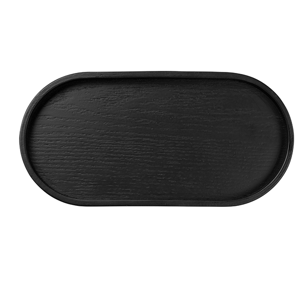 WOODEN TRAY OVAL BLACK - ASA SELECTION - Compralo en CorinneRegalos.com