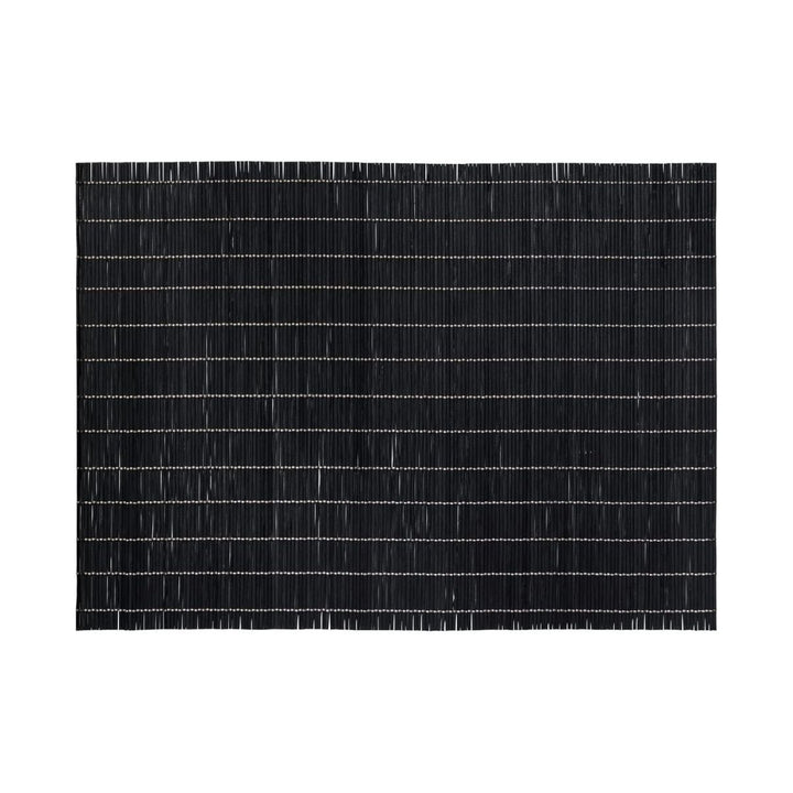 PLACEMAT, BLACK 46 X 33 CM, BAMBOO