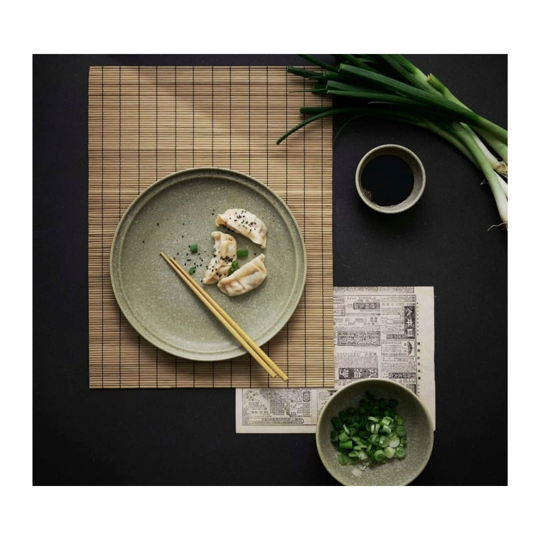 PLACEMAT, BLACK 46 X 33 CM, BAMBOO