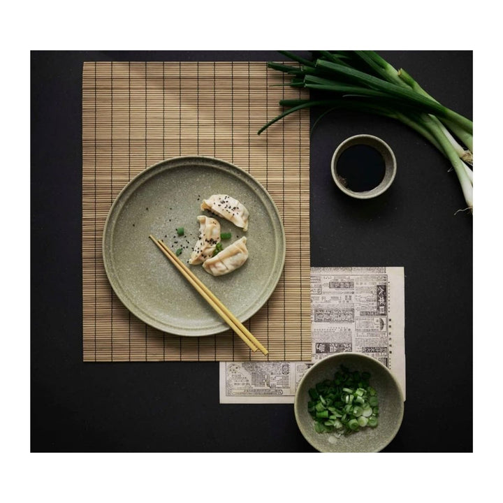 PLACEMAT, BLACK 46 X 33 CM, BAMBOO