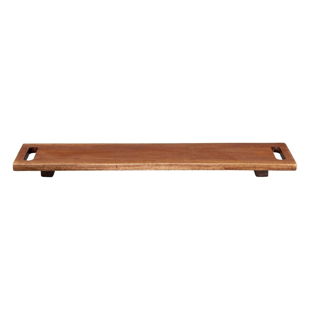 WOODEN BOARD ON FEED 60 X 30 CM H. 3 CM ACACIA