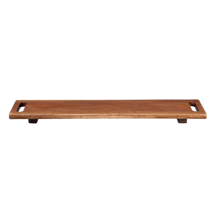 WOODEN BOARD ON FEED 60 X 30 CM H. 3 CM ACACIA