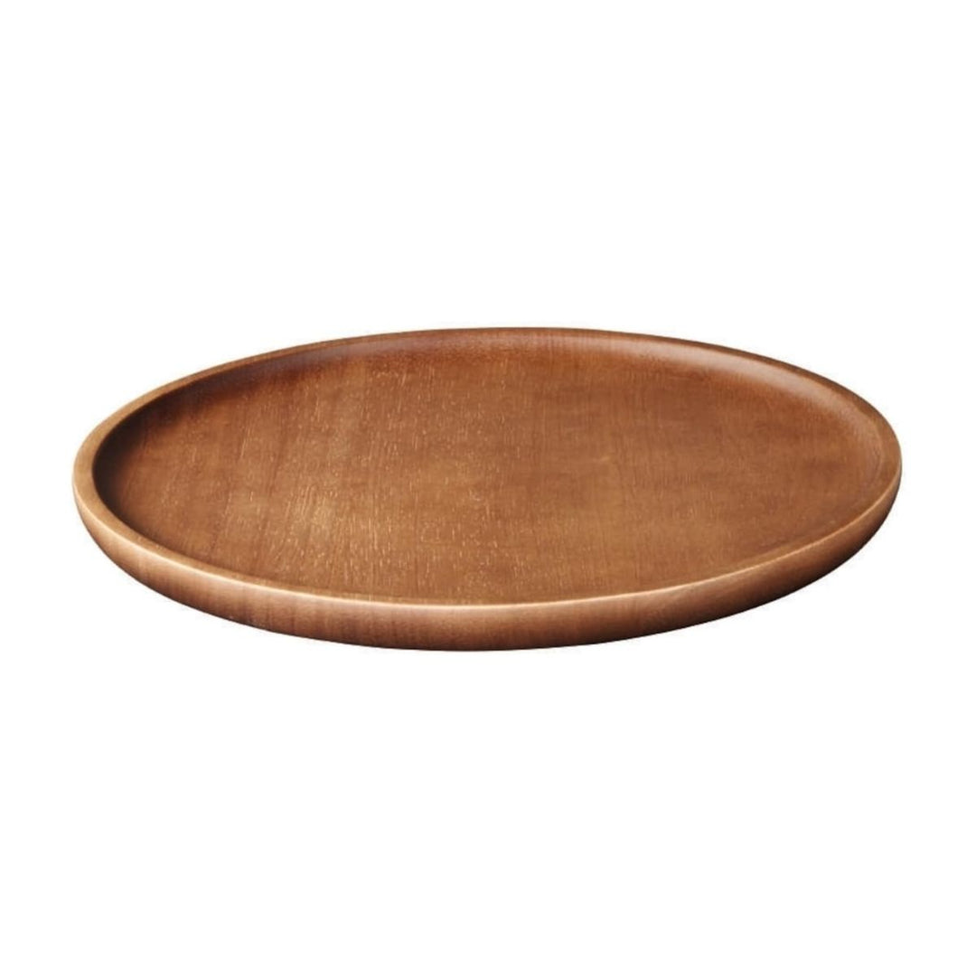 WOODEN PLATE 15 CM H.2 CM