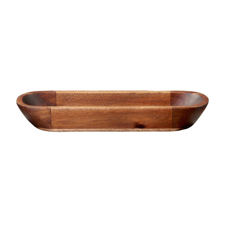 OVAL BOWL, WOOD ACACIA 38 CM