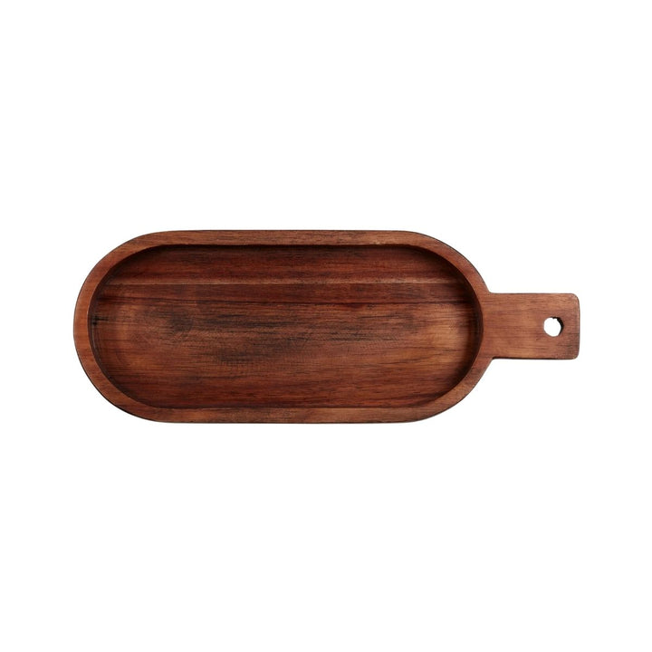 CUENCO DE MADERA OVALADO 33,4X13CM H3,5CM
