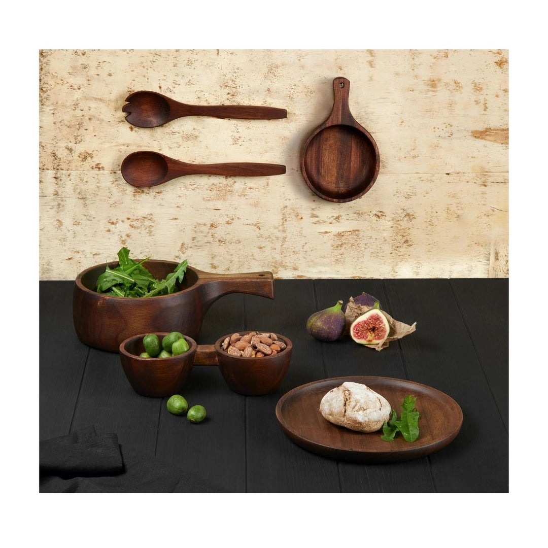 WOODEN SALAD SERVERS  30CM