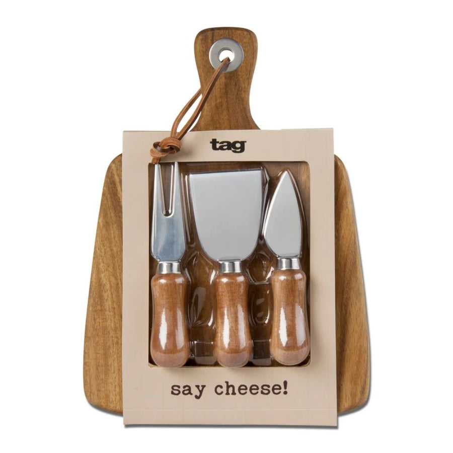 PADDLE BOARD & CHEESE UTENSIL - TAG - Compralo en CorinneRegalos.com