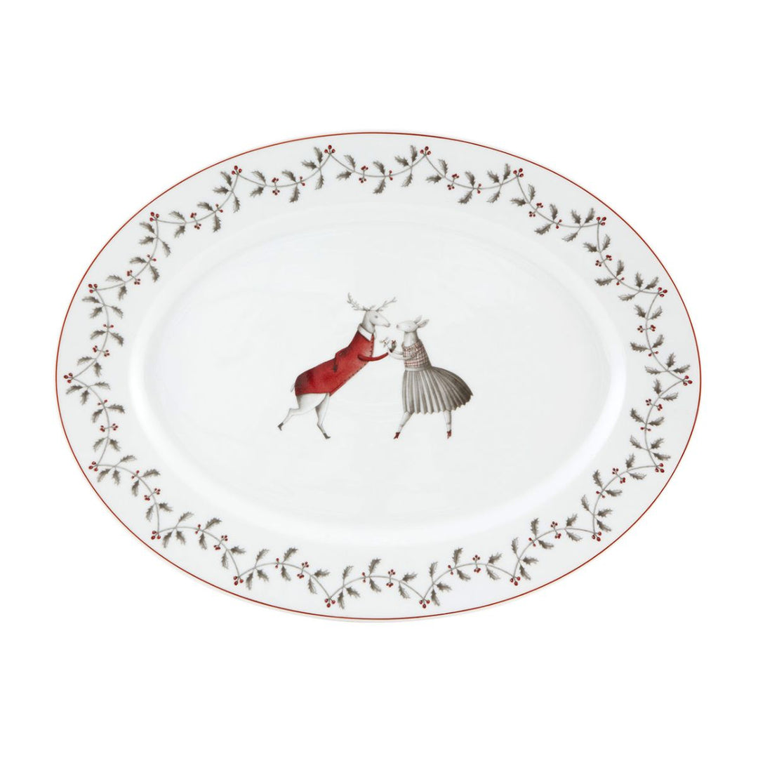 MEDIUM OVAL PLATTER NOEL