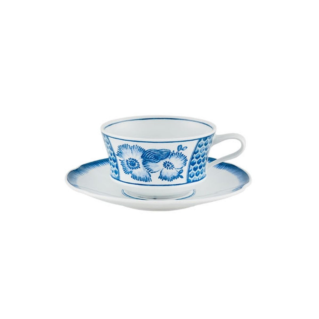 Taza Té con Platillo CORALINA BLUE - VISTA ALEGRE - Compralo en CorinneRegalos.com