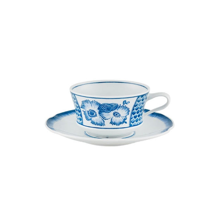 Taza Té con Platillo CORALINA BLUE - VISTA ALEGRE - Compralo en CorinneRegalos.com
