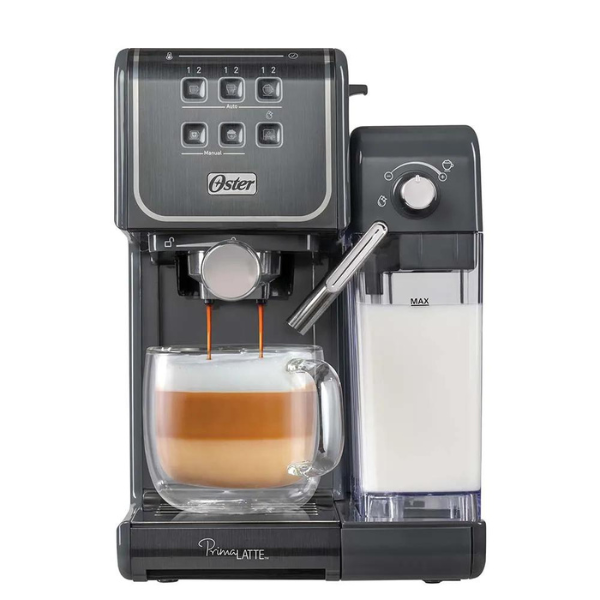 CAFETERA DE ESPRESSO GRISS, SEMIAUTOMÁTICA - OSTER - Compralo en CorinneRegalos.com