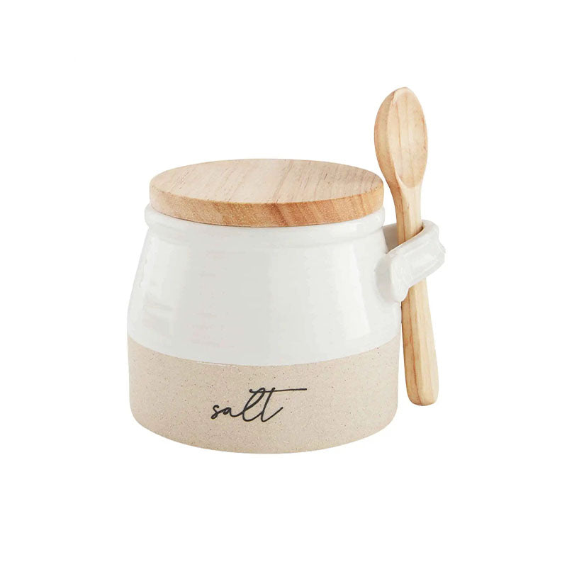 STONEWARE SALT CELLAR SET - MUD PIE - Compralo en CorinneRegalos.com