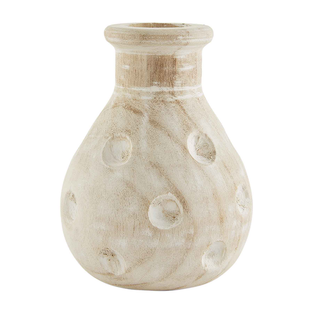 SMALL DOTTED VASE - MUD PIE - Compralo en CorinneRegalos.com