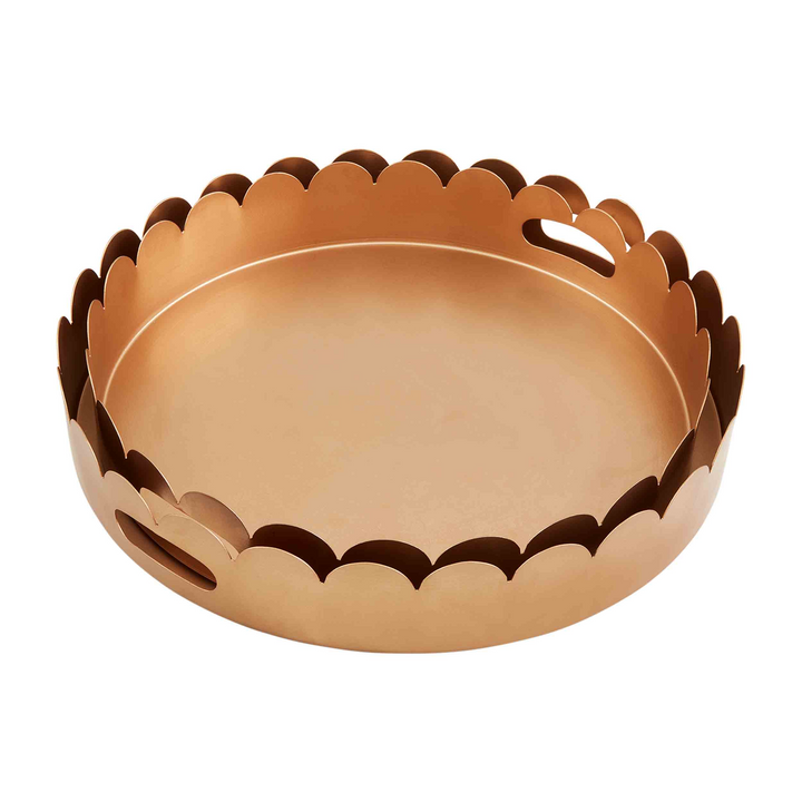 GOLD SCALLOP TRAY SET - MUD PIE - Compralo en CorinneRegalos.com