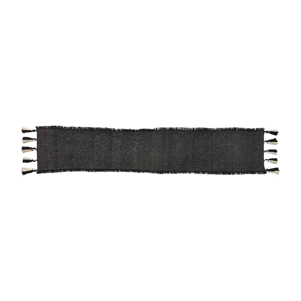 BLACK PONCHAA TABLE RUNNER - MUD PIE - Compralo en CorinneRegalos.com