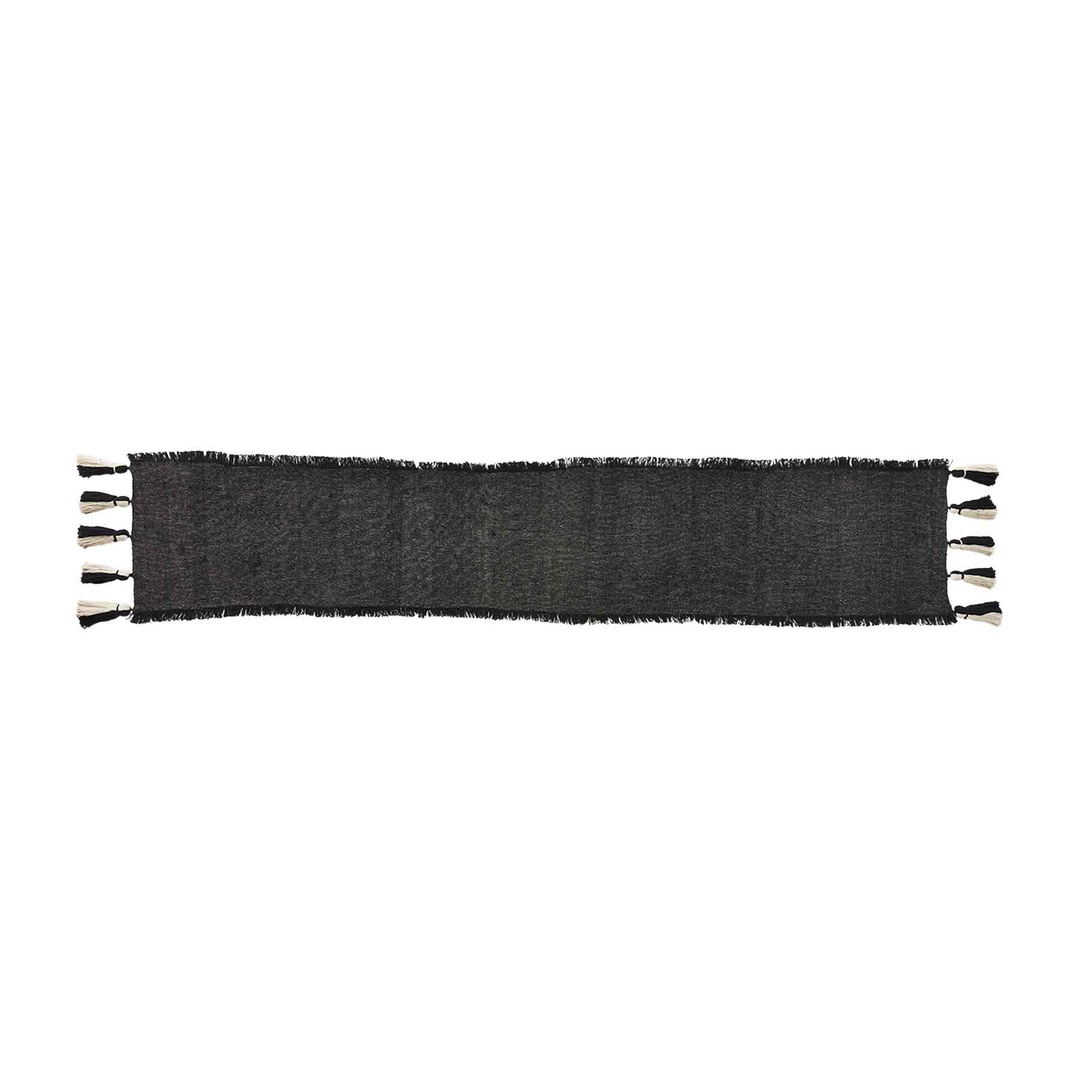 BLACK PONCHAA TABLE RUNNER - MUD PIE - Compralo en CorinneRegalos.com